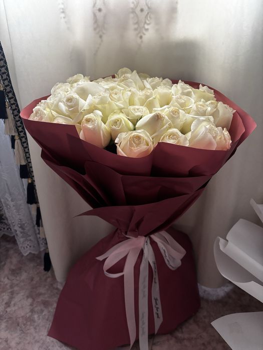 51 штук роза бугын алынган солмаган