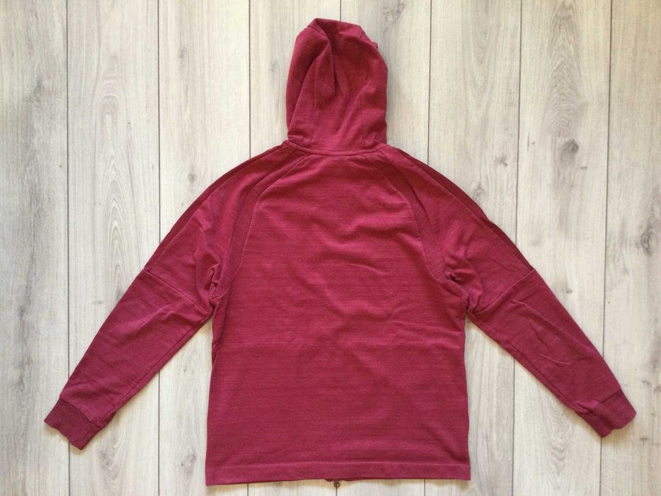 НОВ оригинален червен суичър с цип фланела NIKE Найк размер L от САЩ