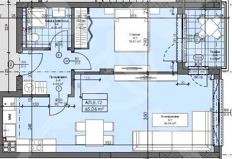 Двустаен апартамент Асеновград 591-19358