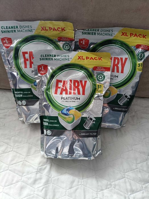 Таблетки за съдомиялна Fairy platinum