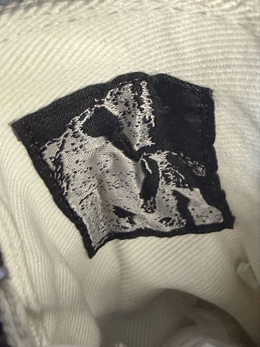 Rick Owens abstract white “milk”