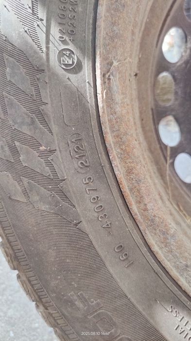 продавам зимни гуми с джанти 3броя dot21