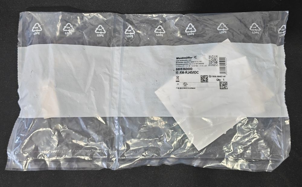 Conector RJ 45 | IE-XM-RJ45/IDC | prindere pe sina omega