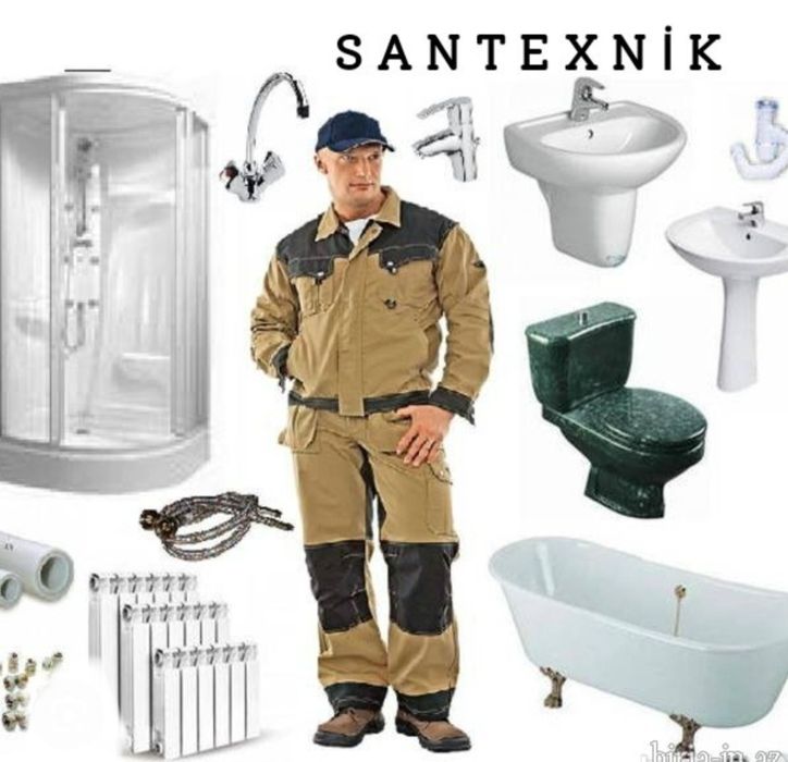 Santexnik Usta Xizmat barcha turdagi