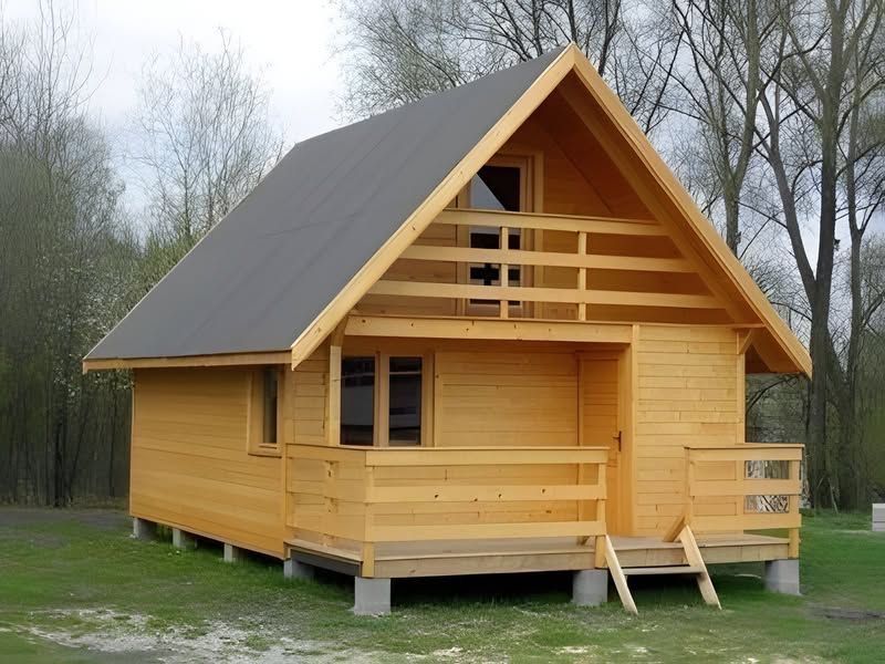Case din lemn cababe tip A foisoare terase la comanda