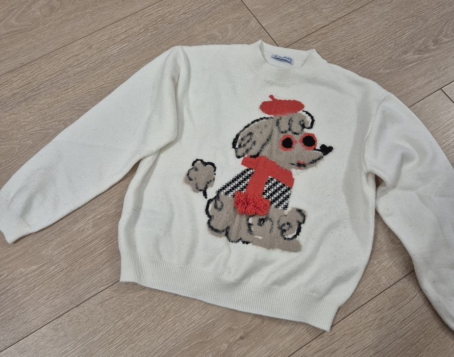 Rochie buline H&M 5-6 ani și pulover pudel