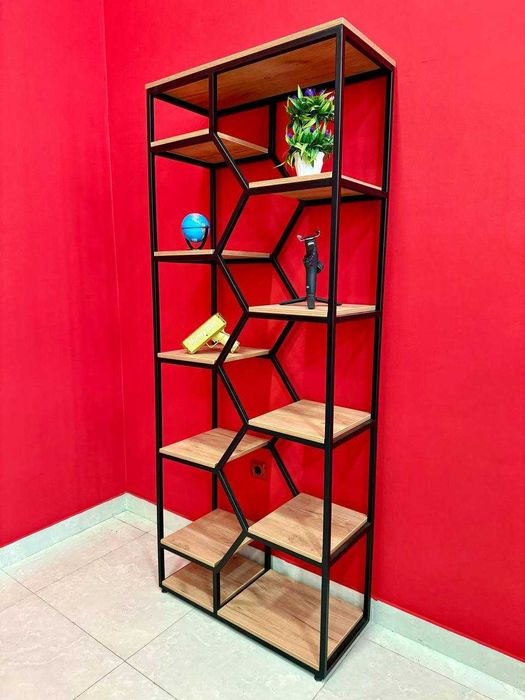 Стеллаж Полка для дома и офиса Лофт Stellaj Polka uyga va ofisga Loft