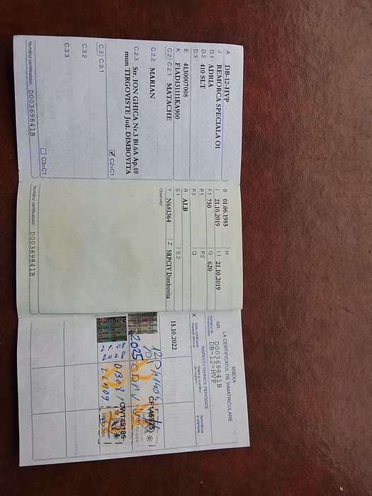 Rulotă Adria de vânzare