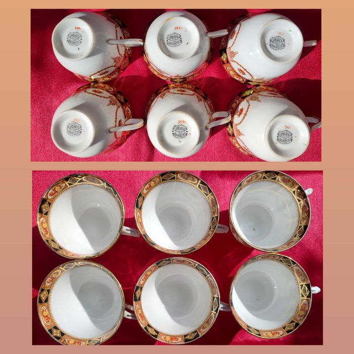 Антикварен сервиз Royal Albert Devon стил Imari