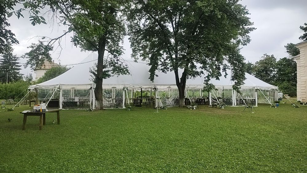 Cort de nuntă sailcloth Sperry tent