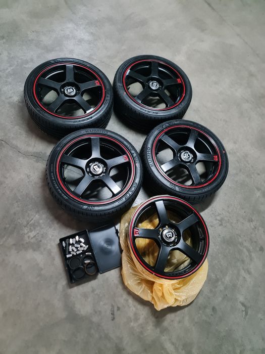 Jante ROTI Anvelope vară 17 kumho 205/40/17 FORD