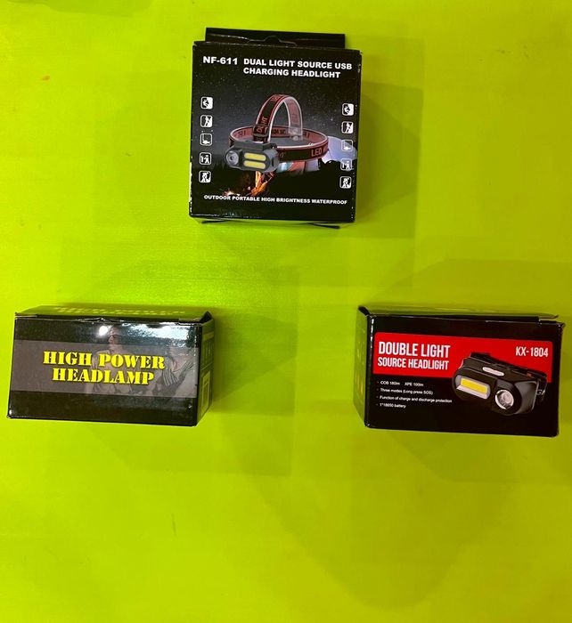 Фонарики налобные