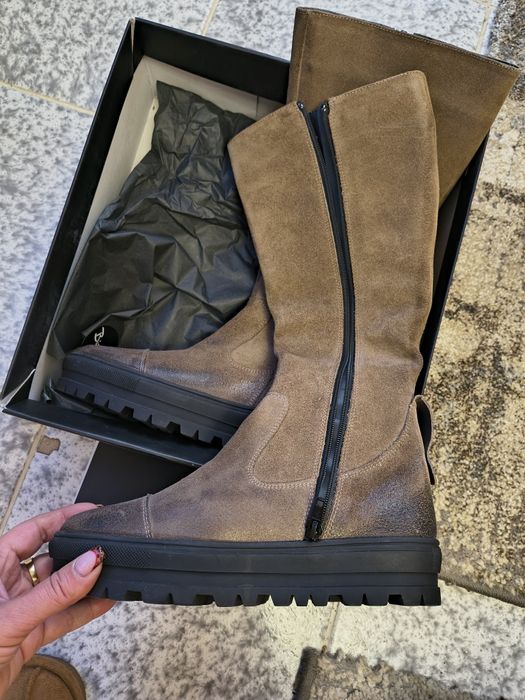 Ботуши  Bianki естествен велур