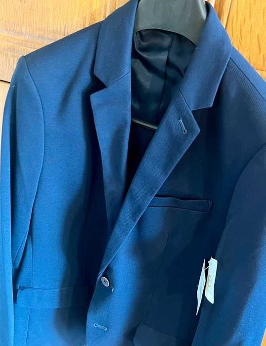 Sacou barbati bleumarin nou