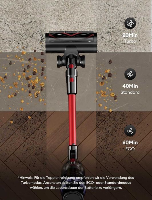 Вертикална безжична прахосмукачка Ultenic U16 Flex  550W, 50000Pa