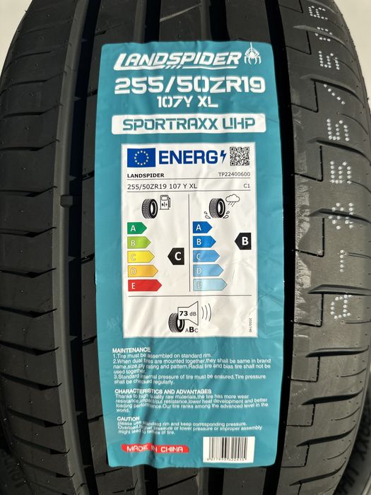 Нови летни гуми LANDSPIDER SPORTRAXX UHP 255/50R19 107Y XL Нов DOT