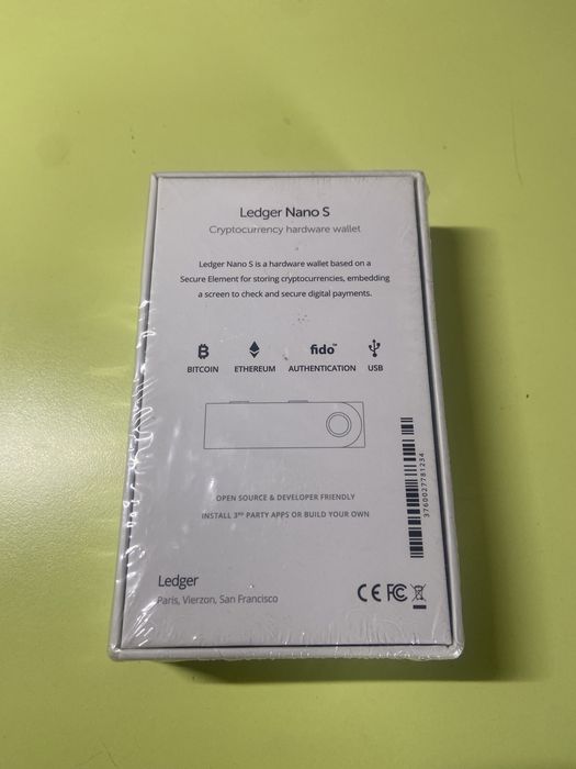 Холодный крипто кошелек Ledger Nano S