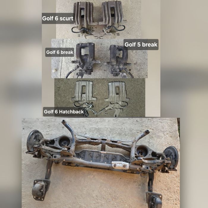 Etrieri etrier spate Punte spate Vw Golf 6 Golf 5 break hatchback