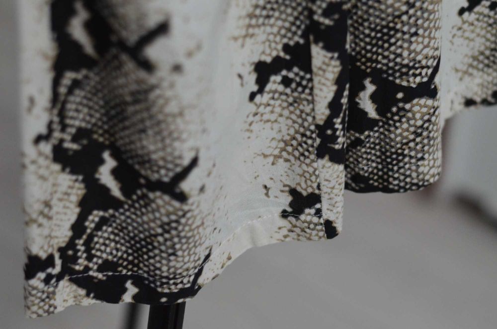 Fusta Asos midi parte peste parte, animal print,  34