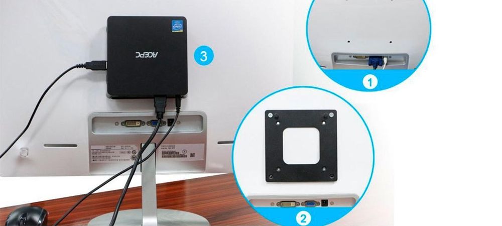 Mini PC Acepc T11,procesor Intel Atom X5-Z8350,nou