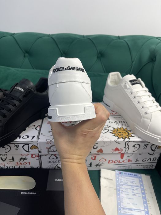 Adidasi Dolce Gabbana piele naturala 100% Full Box colectie noua