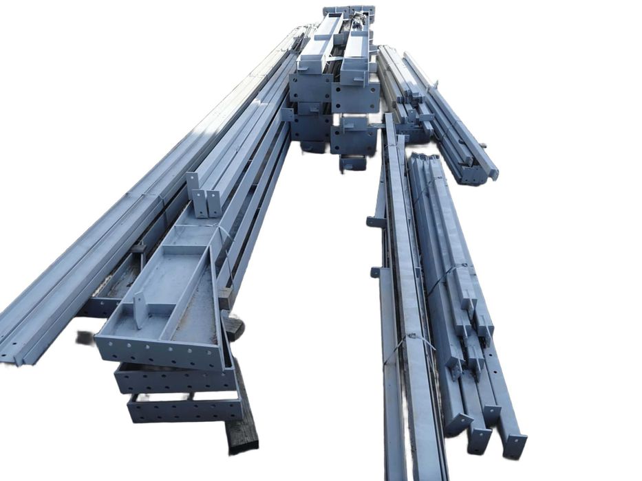 Vand structura metalica 18 x 12 x 6m, completa plafon laterale IPE 300
