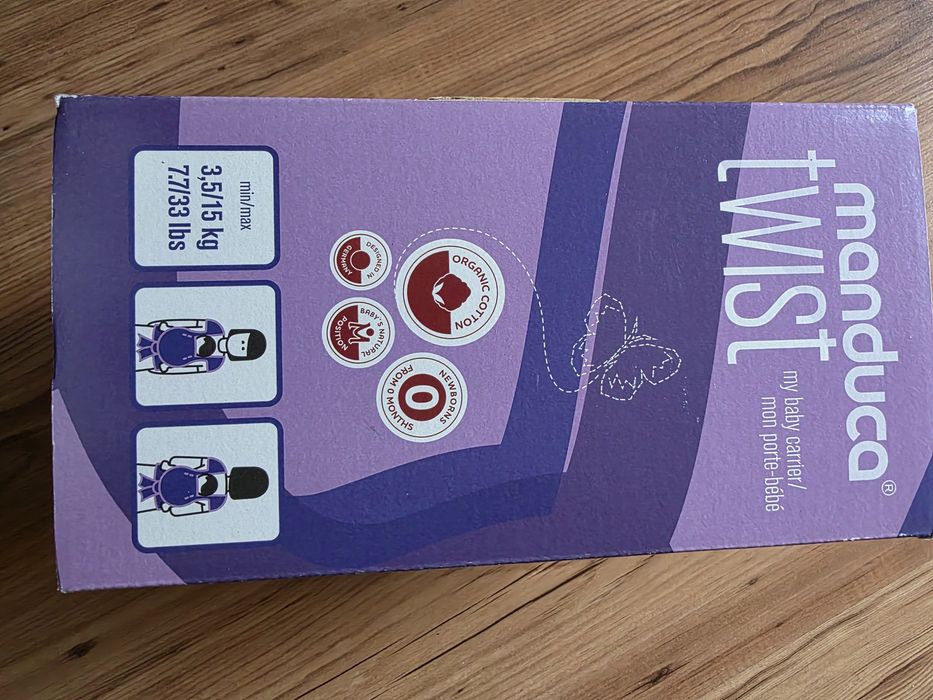 Manduca Twist Grey Mint хибридна ергономична раница за бебе