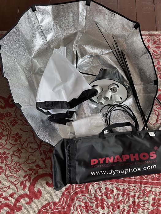 Осмоъгълен софтбокс 80 см с 5 фасунги Dynaphos