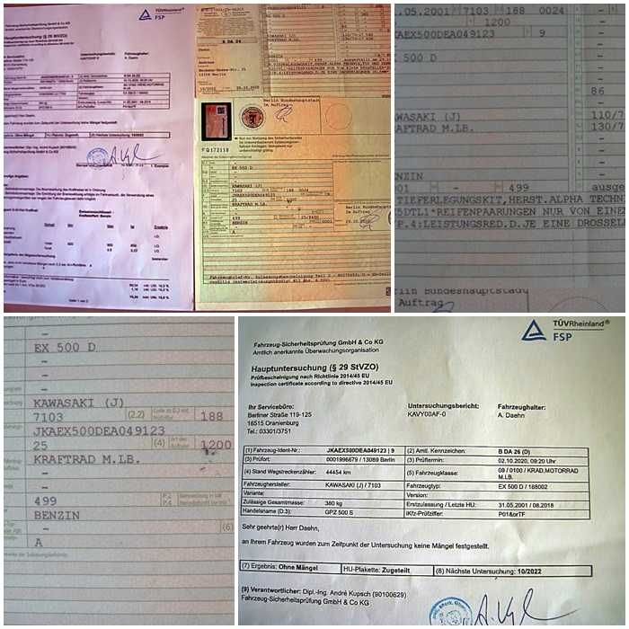 Kawasaki ЕХ 500 ГЕРМАНИЯ