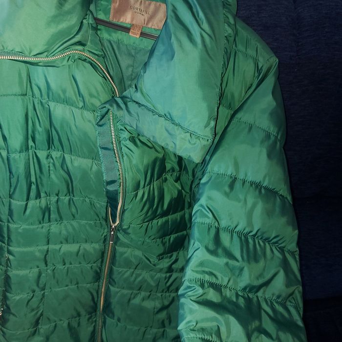 Дамско яке, зелено за преходни сезони ХL