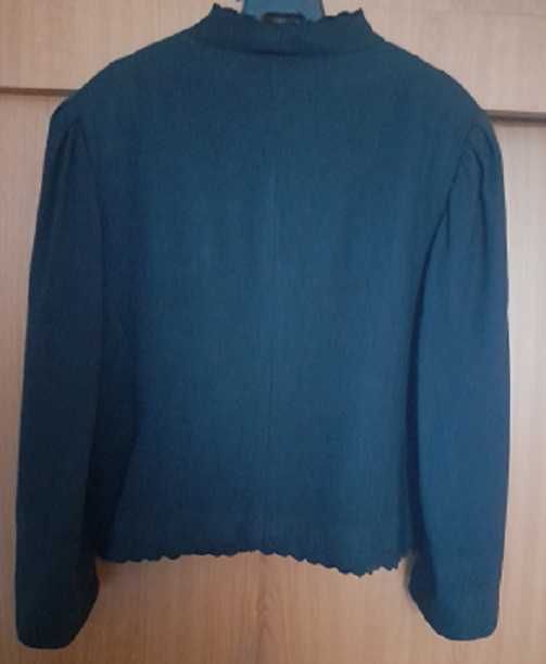 Sacou din in negru, made Hong Kong, marime 42