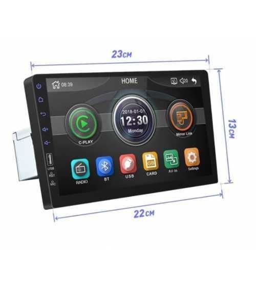 Dvd auto, mp3 mp5 player, radio, bt, camera marsalier inclusa, compatibil cu orice auto