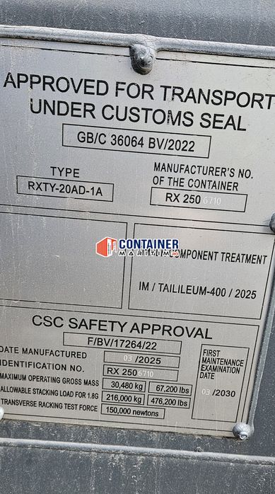 Container Maritim 20ft