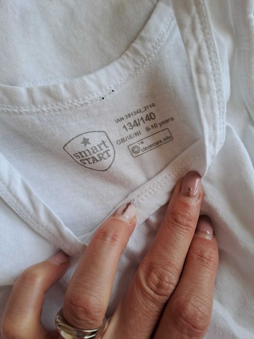 Set 8 maiouri albe copii 134/140