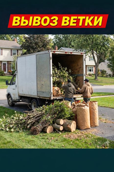 Вывоз мусора вывоз ветки