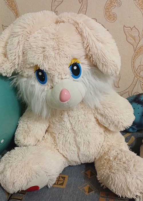 Игрушка заяц мягкая