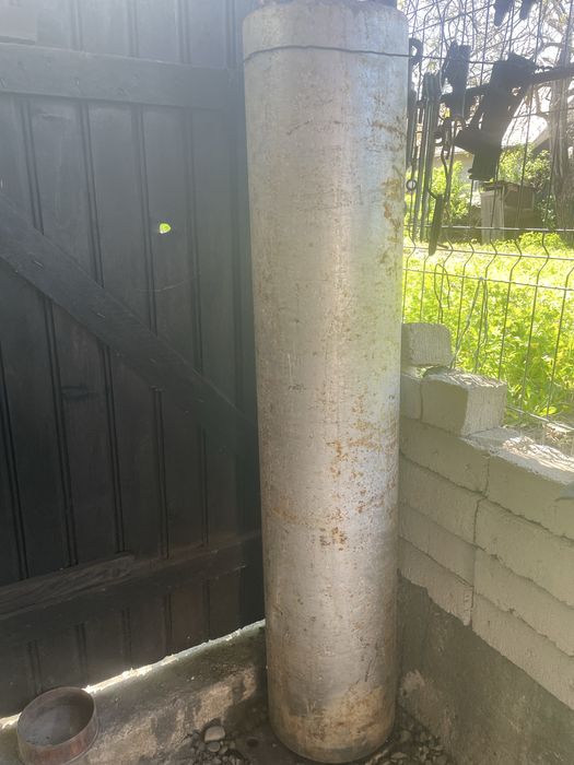 Boiler facut manual pentru apa calda.