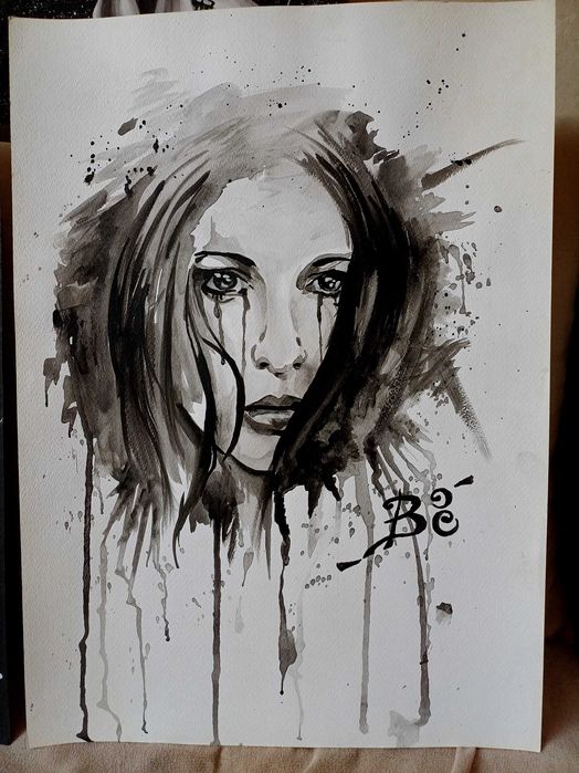 Картини - акрил върху картон без рамка