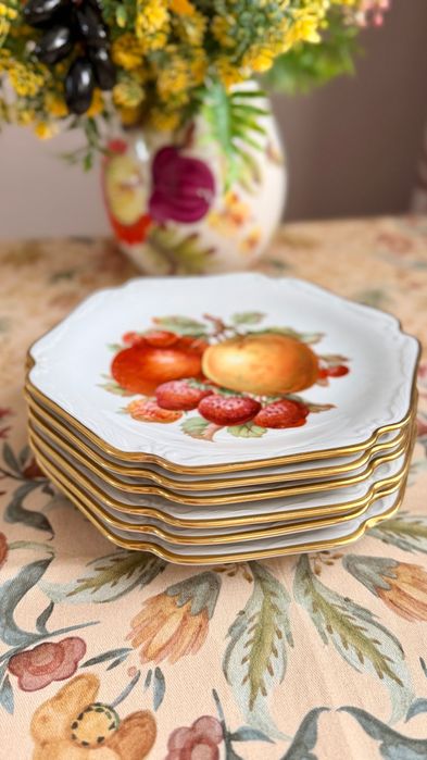 сервиз десертных тарелок — Фарфор Mittertech Bavaria Германия