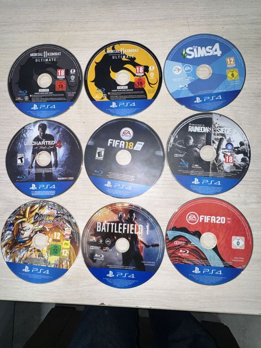 Продам игровые диски на PS4