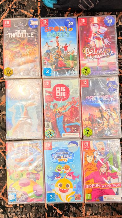 Игры свитч по 19$ при покупке всей коллекции новые