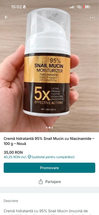 Donez / vand crema de fata femei