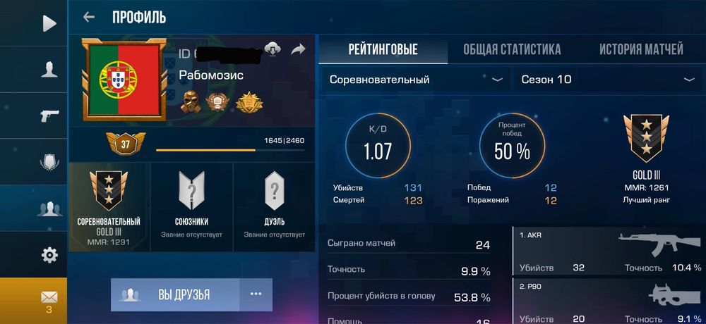 Продается аккаунт Standoff2