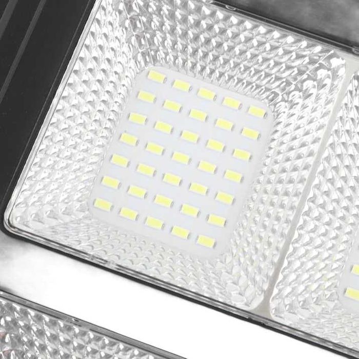 Улична соларна лампа със соларен панел и стойка 400W, 30 000mAh, 6500K