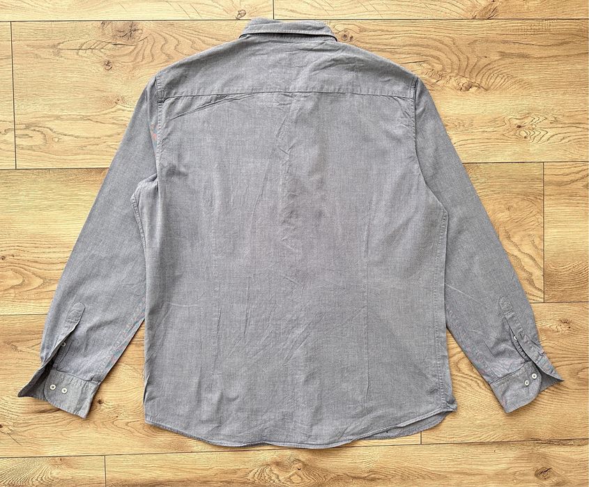 Camasa MASSIMO DUTTI Maneca Lunga Gri Barbati | Marime XXL