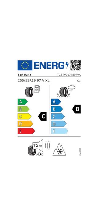 Anvelopa AllSeason SENTURY Seasonsdragon-2 205/55R19 97V/XL/C/B/72dB(B)