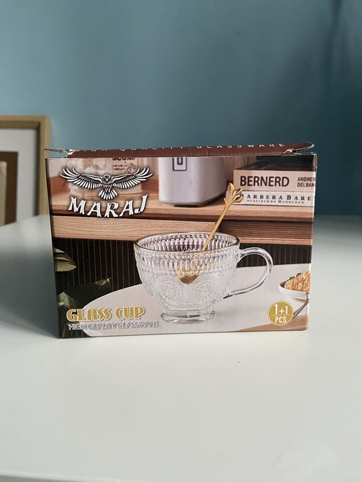 Чашка стеклянная