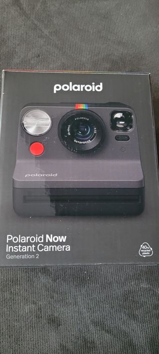 Фотоапарат за моментни снимки Polaroid Now Gen 2 - Black