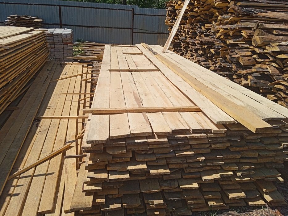 До́ска обрезная и необрезная