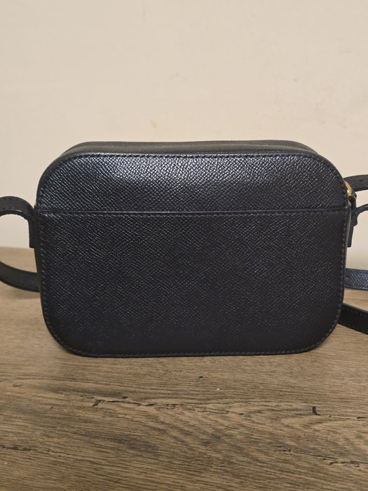 Balenciaga Black Leather XS Ville Camera Bag оригинална дамска чанта от естествена телешка кожа